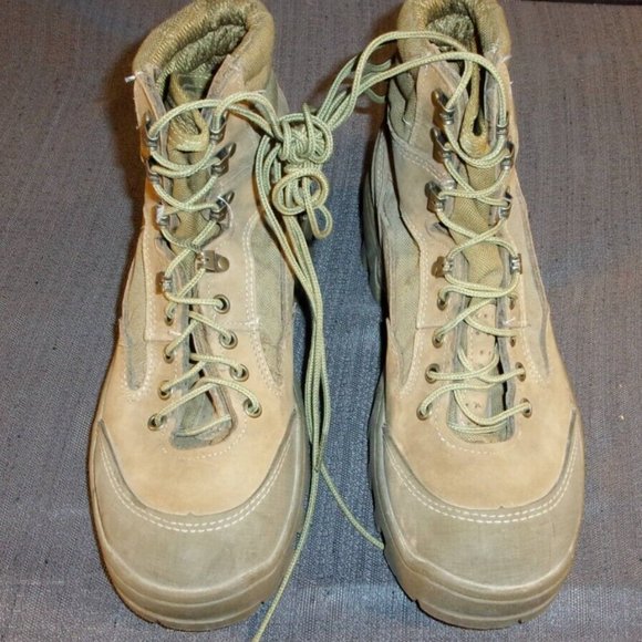 BELLEVILL HKR/990 MOUNTAIN COMBAT HIKER BOOTS MCB MILITARY TAN sz5.5 WIDE EC 242 main image 5